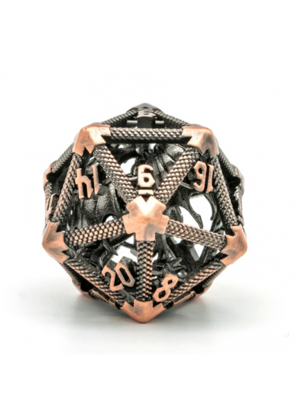 Hollow Dragon Keeper D20 - Copper